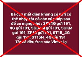  Viettel bác tin giả đang lan truyền 