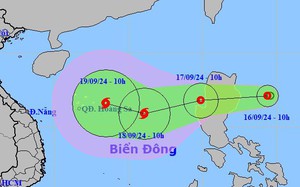 Tin mới về áp thấp nhiệt đới: Sắp mạnh lên thành bão số 4, giật cấp 9, đang ở khu vực quần đảo Hoàng Sa