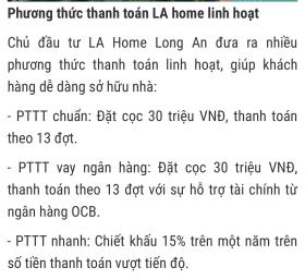 Sở Xây dựng Long An: Dự án LA Home chưa đủ điều kiện bán hàng