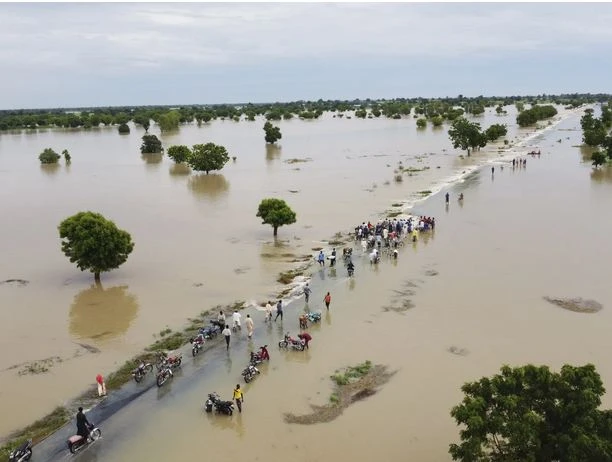  Nigeria: Mưa lũ làm tường nhà tù đổ sập, gần 300 phạm nhân bỏ trốn 