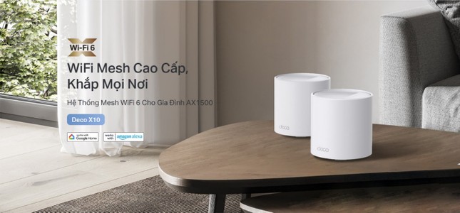  TP-Link Deco X10 Mesh Wi-Fi – Giải pháp mạng không dây hoàn hảo cho hộ gia đình và SMB 