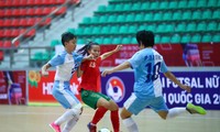  Thái Sơn Nam TP.HCM vô địch lượt đi giải Futsal nữ VĐQG 2024 