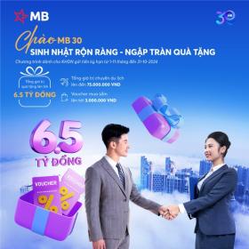  MB tri ân 30 năm đồng hành bền vững cùng doanh nghiệp Việt Nam 