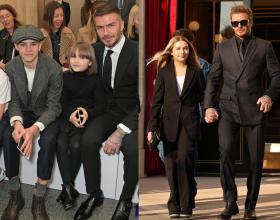 Harper Beckham gây tranh cãi vì mặc váy xẻ sâu không hợp tuổi 12